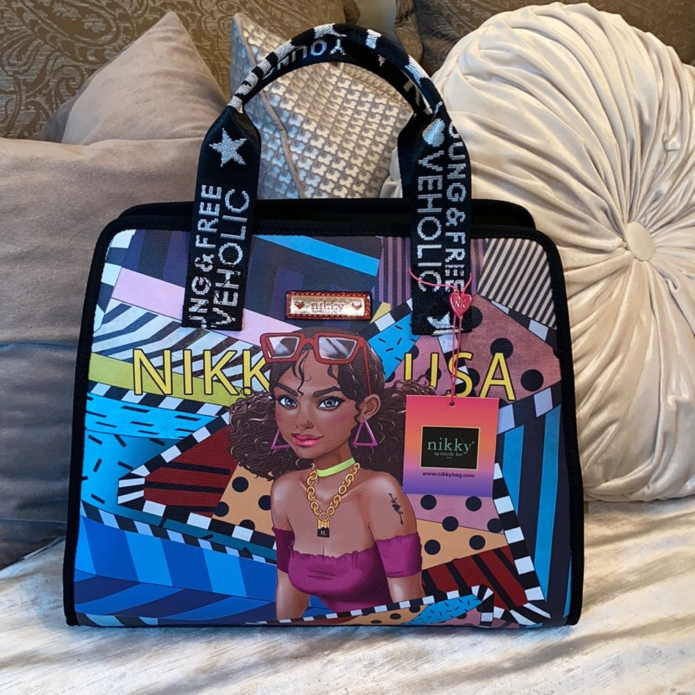 Nicole Lee Nikky Goes dancing large satchel
